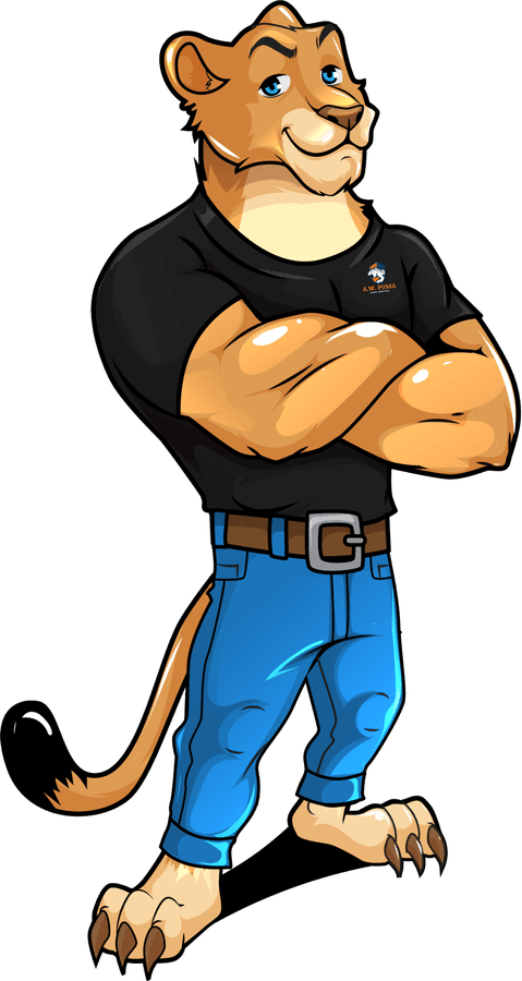 A.W. Puma Home Services mascot